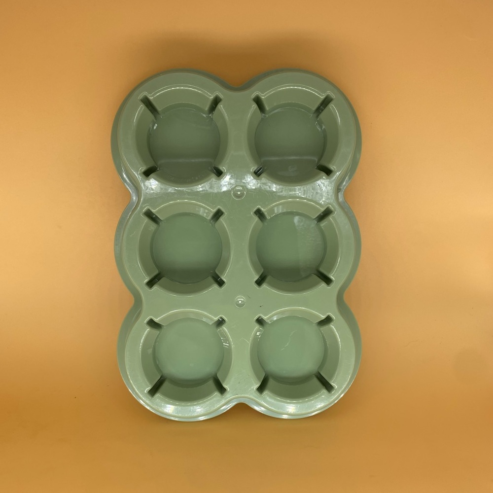 Baby Bullet Blender Tip Proof Cup Replacement Tray EUC Green